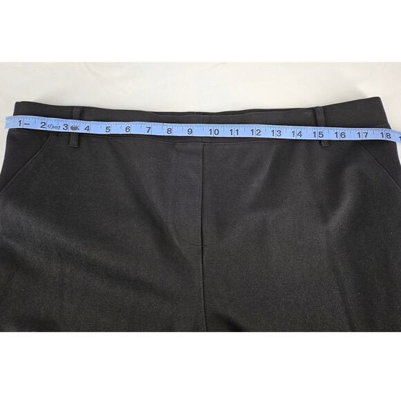QUINCE WOMEN'S BLACK ULTRA-STRETCH PONTE STRAIGHT LEG PANT SIZE PETITE X-LARGE - Picture 5 of 10